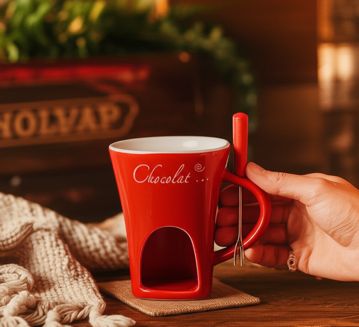 Muggie™ – Kubek do domowego Fondue